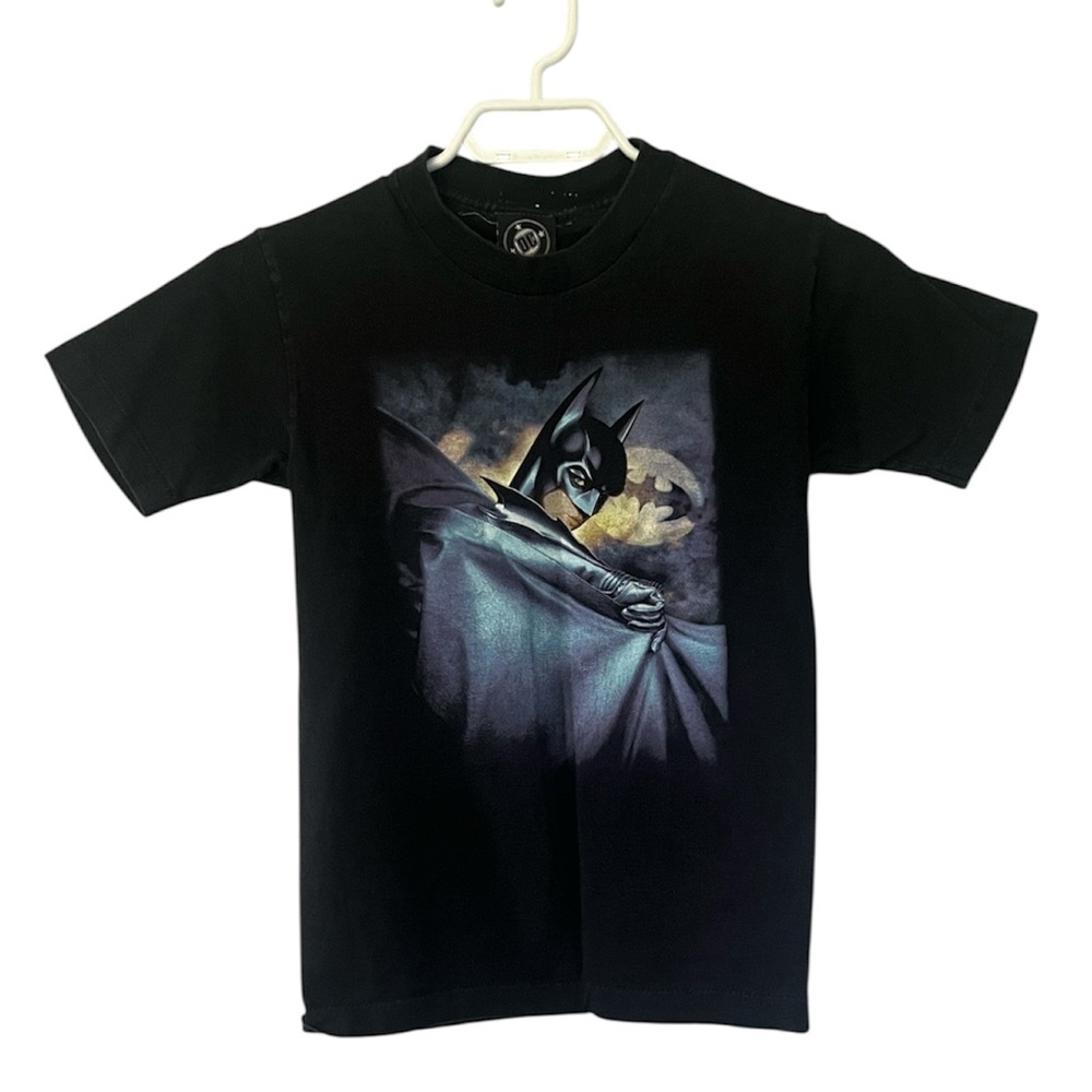 Vintage 90s 1995 Batman Forever T Shirt DC Val Kilmer Movie Youth Size Small